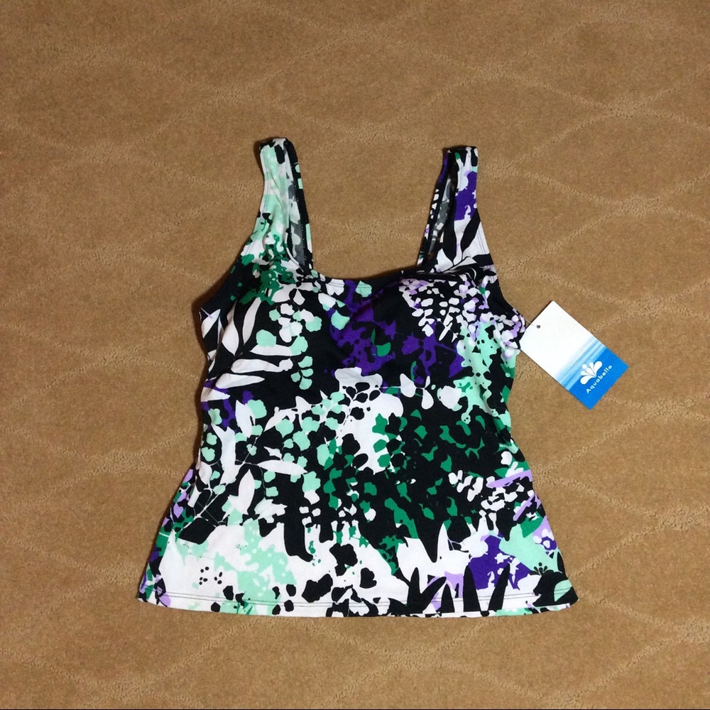 Aquabelle X S4A NWT Classic Tankini Top, 8